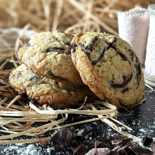 Cookie aux pépites de chocolat noir